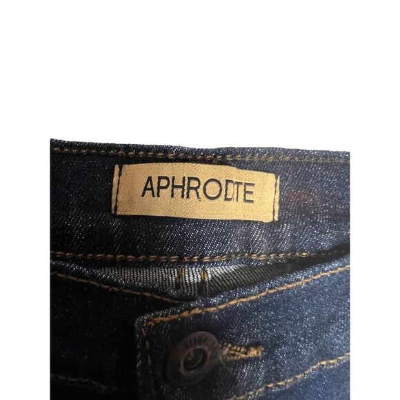 NWT Aphrodite women’s blue jeans size 3XL distressed back pockets stretch high w - Picture 10 of 12
